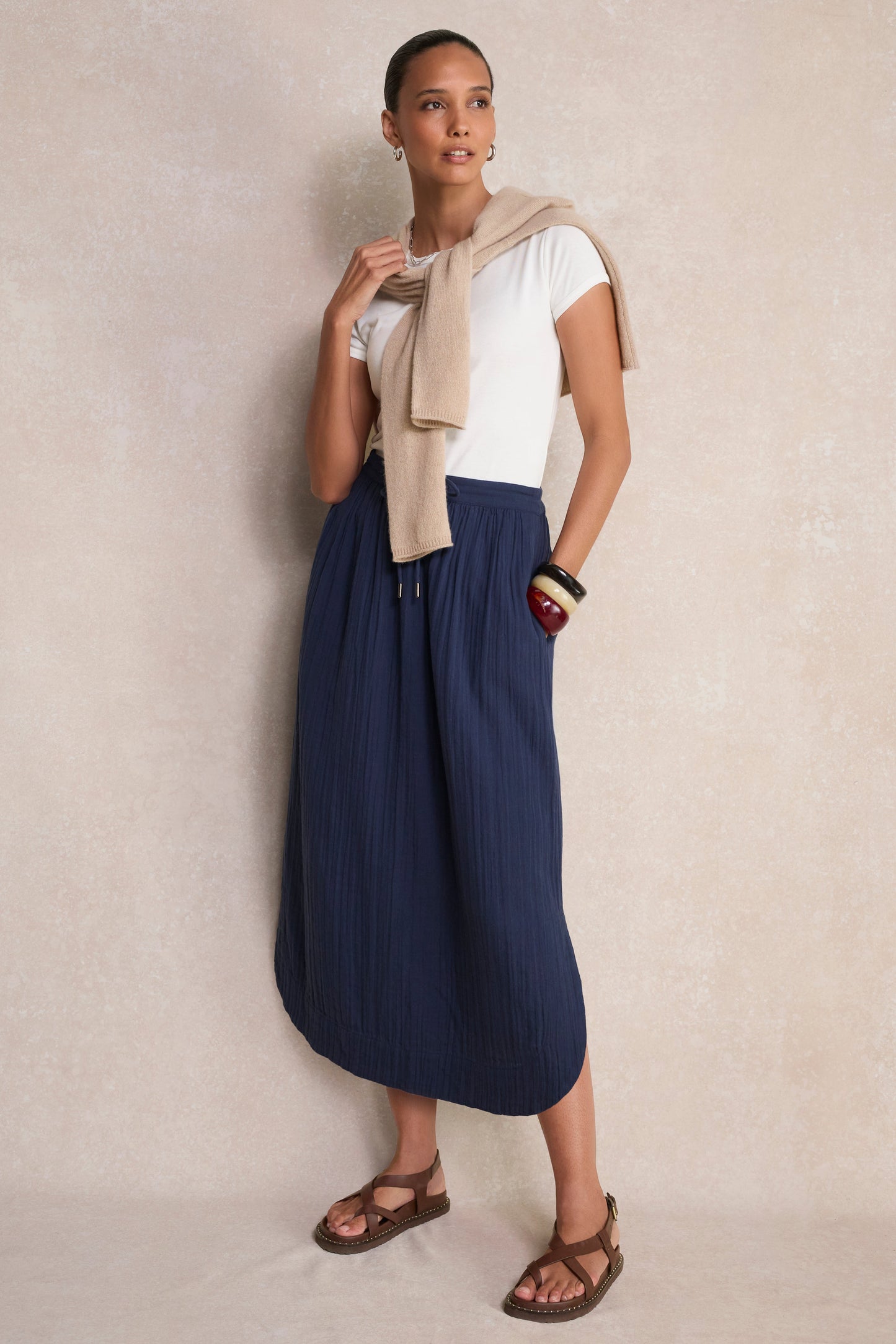 Freya Skirt - Deep Midnight