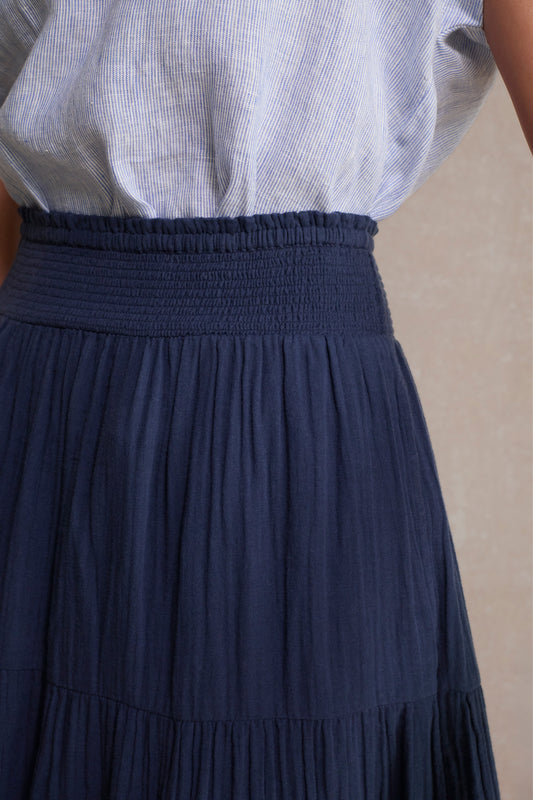 Margot Skirt - Deep Midnight