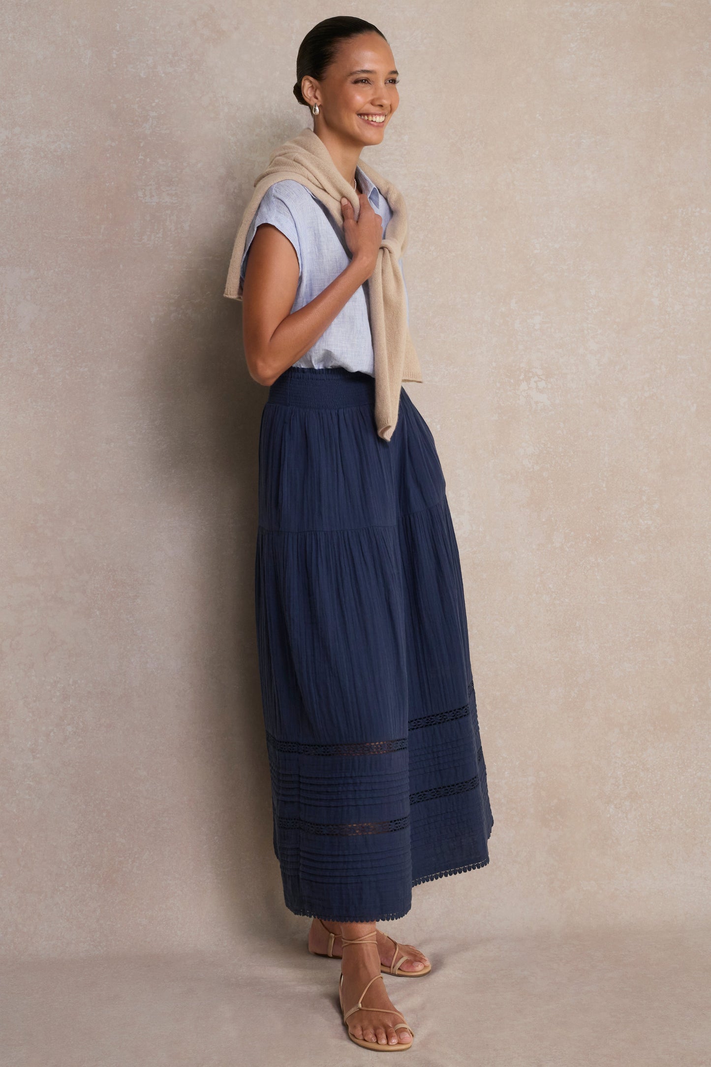 Margot Skirt - Deep Midnight